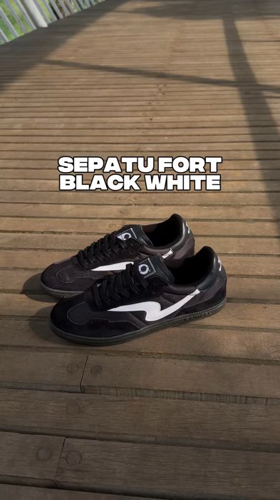 Kemarin yang nanyain Sepatu Hitam putih Casual #sepatuhitamputih  #sepatubasic #sepatusekolah