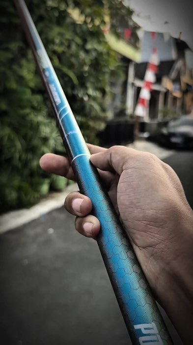Joran tegek carbon spek kaku untuk galatama lele. Tegek 12 H dari Ryukai Hector.