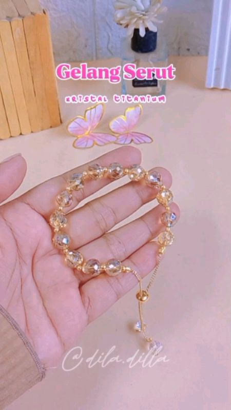 gelang titanium #gelangtitanium #gelangkristal #gelang #ShopeeReview #DiskonRacunShopee #GakNyeselBelilni #DiskonShopeeVideo