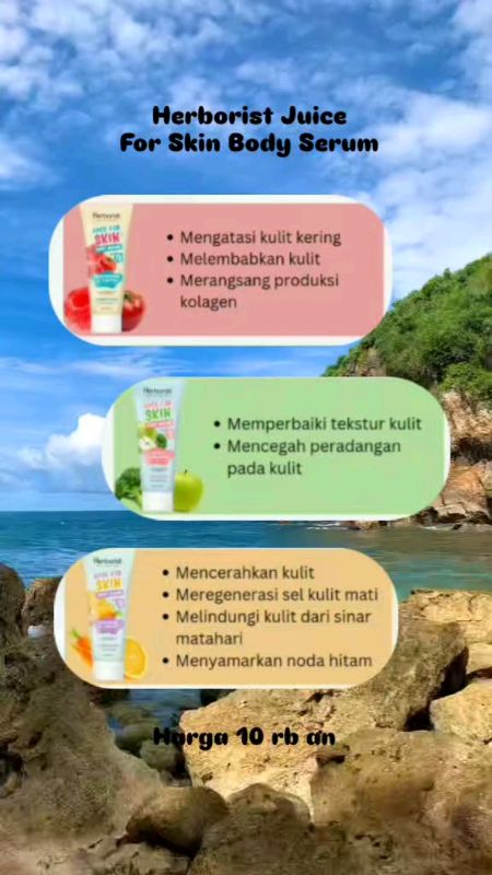 mau kulitmu terawat ?pakai Herborist Juice For Skin Body Serum #herborist #bodyserum #kulitterawat