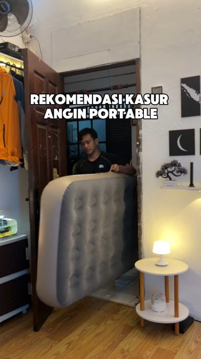 Kasur angin serbaguna yang harganya murah bisa di bawa kemana-mana saat camping atau sedang berlibur   #kasur #kasurangin #kasurportable #kasurmodofo