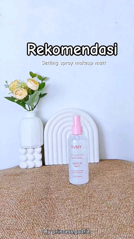 Rekomendasi setting spray makeup matt #svmysettingspray #settingspray #settingsprayseamakeup #SpillRacunShopee #shopeevideo #RacunShopee