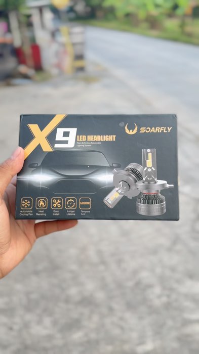 Lampu utama depan motor mobil berbagai soket