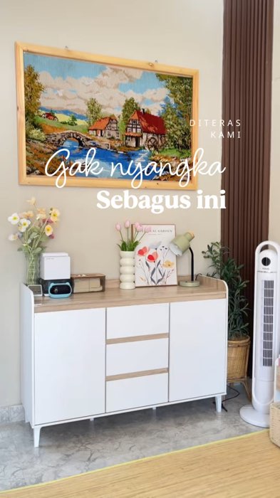 luv banget #LIVINASB120 #buffetminimalis #homeliving #SpillBawaBerkah #BadaiTapiBudget  #diGercepYa #fypシ #GratisOngkirRP0 #Diskon50Persen #belidisini