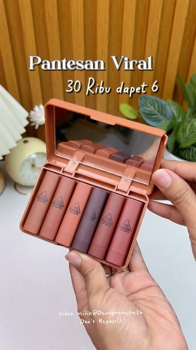 Lipstik 30Ribu dapet 6 ‼️#Lipstik#lipstikmurah#lipstikviral#lipstikisi6pcs#GakNyeselBeliIni#barangunik#RacunShopee#SpillRacunShopee#ShopeeBeautyHaul