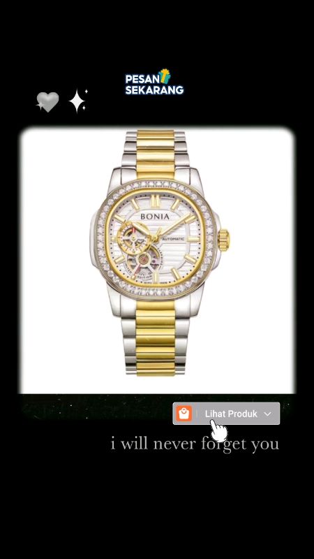 Jam Tangan Bonia Automatic White Dial Limited Edition Stainless Steel Automatic B10826-2122LE Original #RacunShopee #SpillRacunShopee #bonia #jam #fyp
