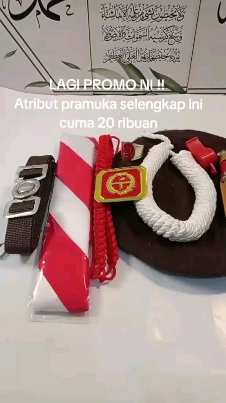 Paket Atribut Pramuka#ViralDiShopeeVideo #GakNyeselBeliIni #SpillBawaBerkah #SpillRacunShopee #ShopeeCOD #GratisOngkirRP0