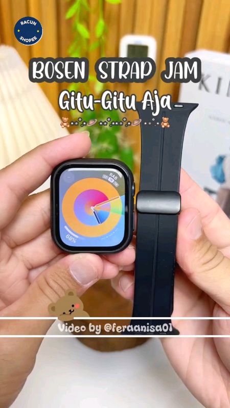 Bosen strap jam gitu-gitu aja #RacunShopee #ViralDiShopeeVideo #SpillBawaBerkah #strap #strapjam #strapiwatch #strapsmartwatch #talijamtangan
