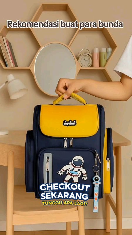 tas ransel anak sekolah#peralatansekolah #racunshopeemurah #shopeevideo