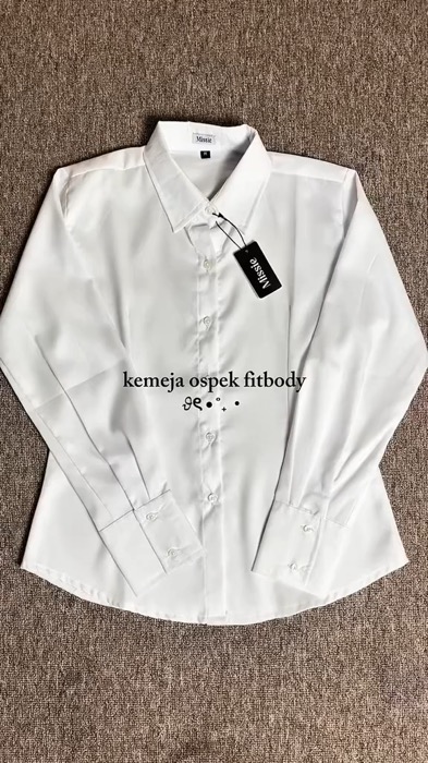 Kemeja ospek slimfit super cakep cuma 100 ribuan #kemejawanita #kemejamurah #kemejapolos #kemejaputih