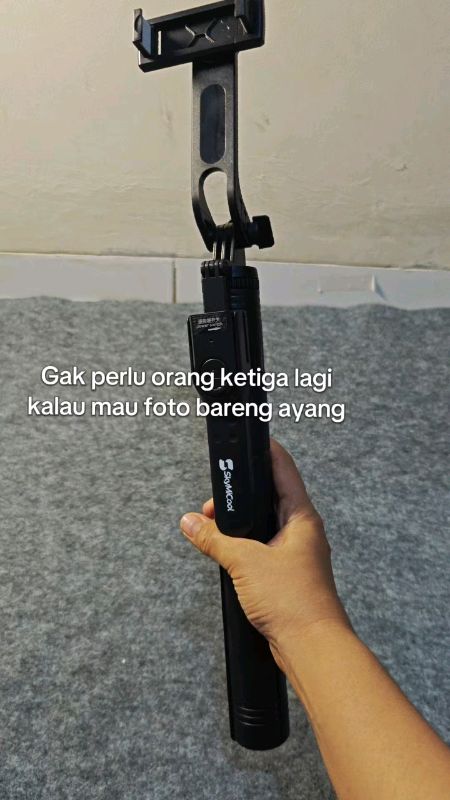 udah ada remote nya, jadi aman buat Travelling bareng ayang #tripodselfie #tripodselfiestick #tripod #selfietripod