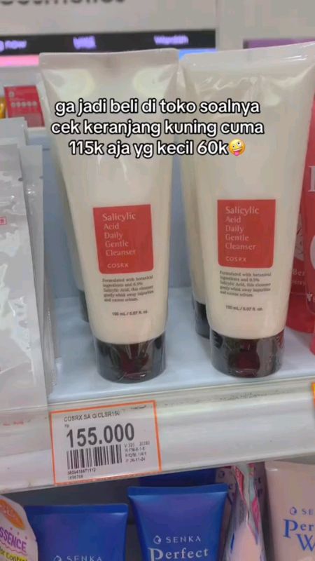 pake fw ini bisa ngurangin jerawat loh karna ada SA nya😍#spillracunshoppe #cosrx #facialwash #spillbawahberkah