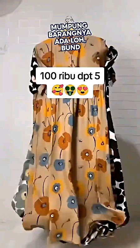 Daster payung paket 100 RB an dapat 5 Free Ongkir Saat Promo#RacunShopee#RacunShopeeOOTD#GratisOngkirRP0#SpillRacunShopee