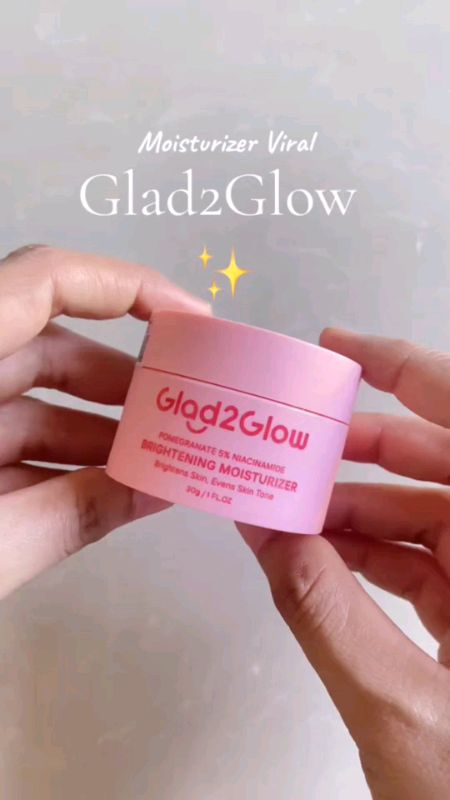 brightening moisturizer glad2glow#moisturizerglad2glow #brighteningmoisturizer #glad2glowmoisturizer #kosmetik