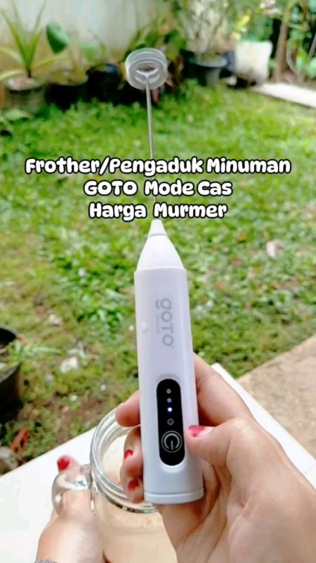 GOTO Milk FROTHER Pengaduk serbaguna untuk kopi, latte, matcha, cappuccino, kocok telur & adonan #frother #milkfrother #goto #gotoliving #pengadukkopi