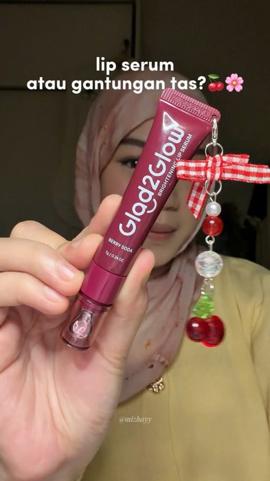 lucu banget! wangi lagi🍒🥹 #RacunShopee #g2glipserum #lipserum #lipgloss