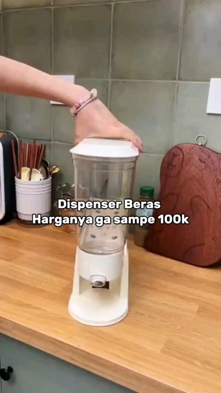 dispenser beras harga dibawah 100k #dispenserberas #peralatanrumahtangga #peralatandapur