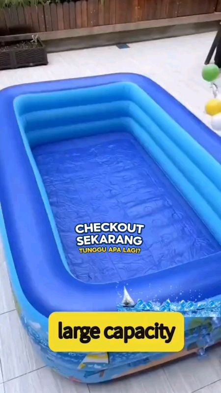 Kolam Renang Anak Jumbo 3M Murah Inflatable Swimming Pool Playground kolam renang keluarga dewasa Murah mainan kolam renang anak ukuranbesar tinggi