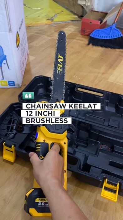 chainsaw keelat 12 inchi brushless #chainsawkeelat12inchi #chainsawkeelat8inch #chainsawkeelatkec009 #RacunShopee #RacunShopeeCheck