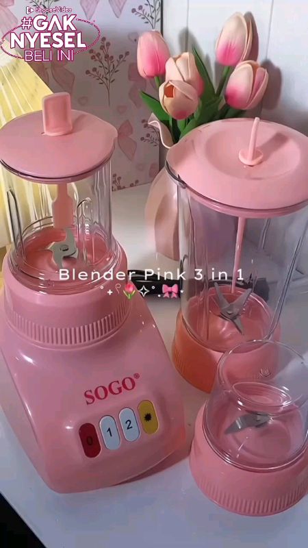 SOGO blander plastik anti pecah 1liter pisau#blanderserbaguna #blanderplastik #fyp #RacunShopee #shopeevideo