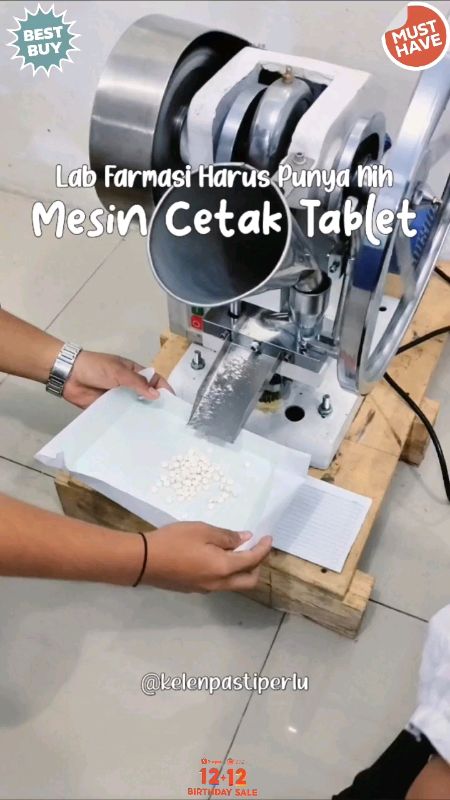#MesinCetakTablet #labfarmasi #PromoNonStop #ShopeeCOD #Diskon40RB #GratisOngkirRP0 #GakNyeselBeliIni #SpillBawaBerkah #RacunShopee #DiskonRacunShopee