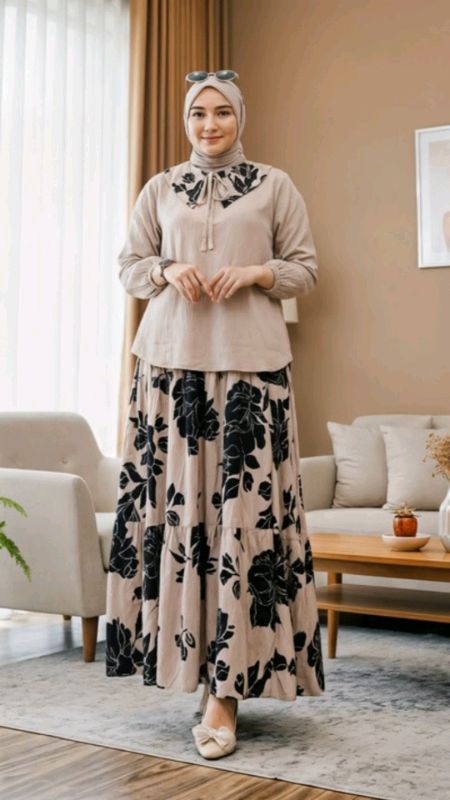 PRILLY SETROK VIRAL SETELAN ROK WANITA TERBARU ONESET BUSUI SETELAN MUSLIMAH KEKINIAN #setelanwanita #RacunShopee #SpillRacunShopee