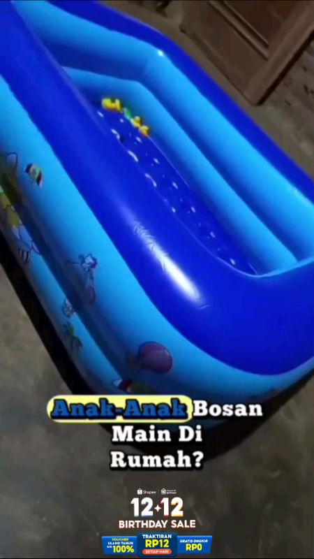 kolam renang anak jumbo 3M #kolamrenang #kolamrenanganakmurah #kolamrenangjumboanak #RacunShopeeCheck #SpillRacunShopee #shopeevideo