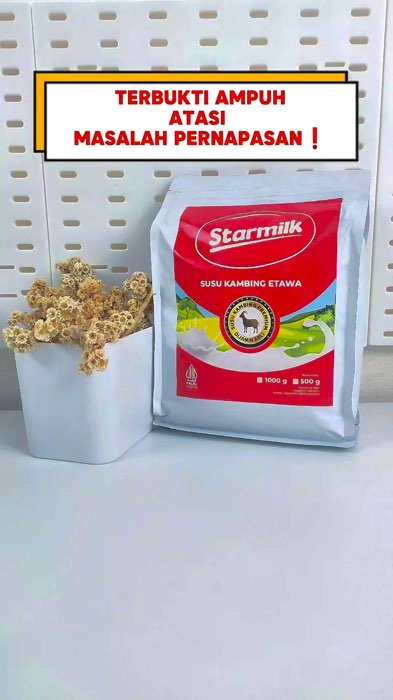 Atasi masalah pernapasan❗️#susukambingetawa #startmilk #susububuk #susutinggikalsium #pernapasansehat #RacunShopee #Diskon40RB #promoshopee