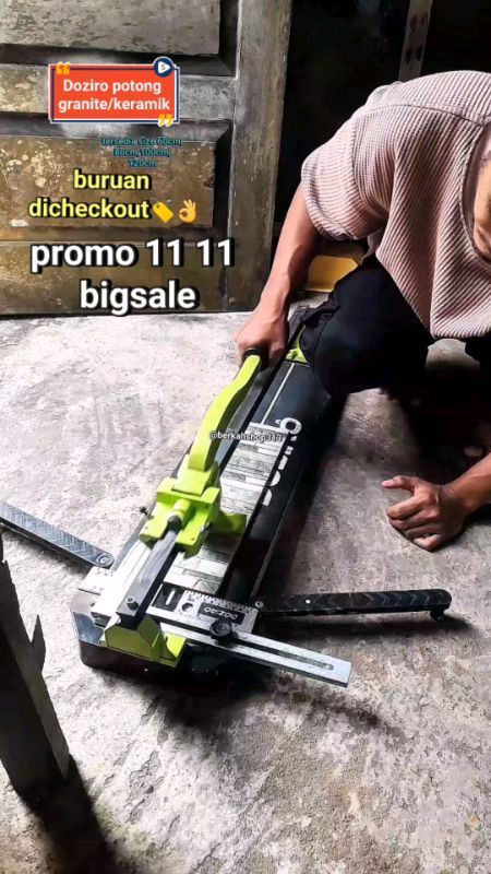 promo 11 11 Doziro potong granit/keramik #promo1111bigsale #diskon #doziro #alattukang #potongkramik #potonggranit #RacunShopee #PotongGranitManual