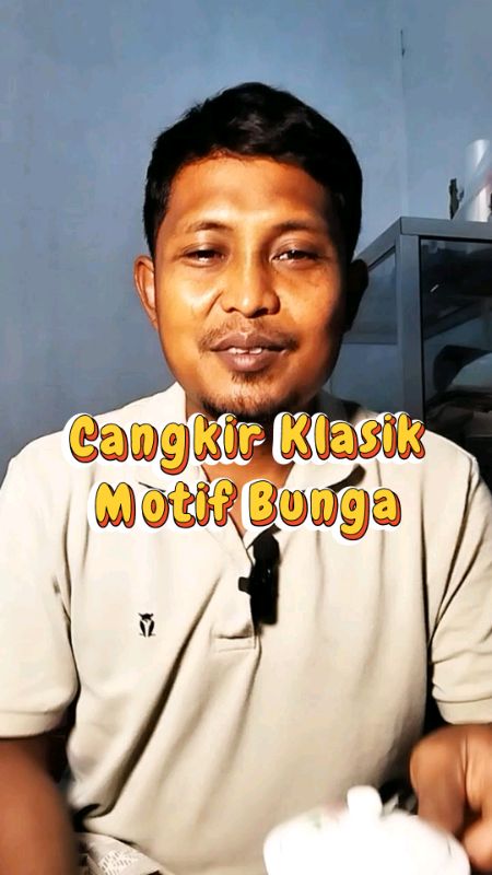 Cangkir Kopi Klasik Motif Bunga #cangkikopimotifbunga #cangkirkopiklasik #cangkirkopi