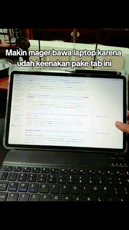 Kalau ada yang ringan kenapa harus bawa yang berat ya gak sih #huaweimatepad #DiskonRacunShopeeCEK #SpillRacunShopee #tabletandroid