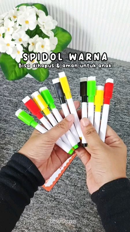 Spidol warna bisa dihapus dan aman untuk anak🥇 #RacunShopee #SpillRacunShopee #SpillBawaBerkah #spidolwarna #spidolajaib #spidolanak #spidolmurah