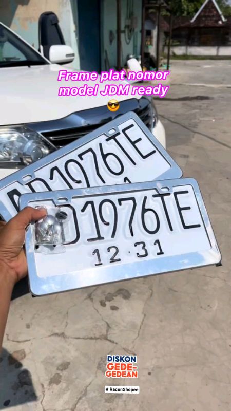 #framelessplate #frameplatnomor #frameplatnomor #frameplatjdm #OtomotifdiShopee #otomotif_indonesia #DiskonRacunShopee #Cashback40Persen #fyp #foryou