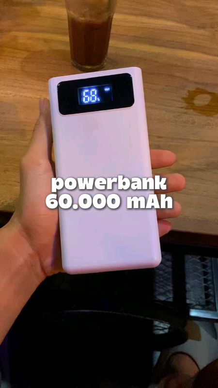 powerbank 60000 mah fast charging #ShopeeCOD #ViralDiShopeeVideo #SpillRacunShopee #GakNyeselBeliIni #powerbank #powerbank60000mah #powerbanktraveling