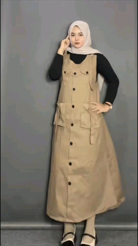 cantik bgt ga tuh #overallcargo #overallwanita #bajuwanita #bismillahfyp #ViralDiShopeeVidio #ShopeeLook #ShopeeReview