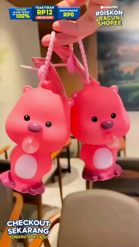 #loopybubble #loopykeychain #loopysqushyblowbubbles #loopyminiso #gantungantasloopy #capibara #squishy #loopylucu #capybarakeychain #Loopypororo #Shop