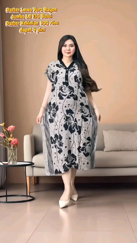 Nih mimin rekomendasi in Daster Lowo Yura Rayon Jumbo LD 130 Busui Nyaman Adem Daster Kekinian Terbaru 100 dapet pics. #shopee#shopeevideo#affiliate