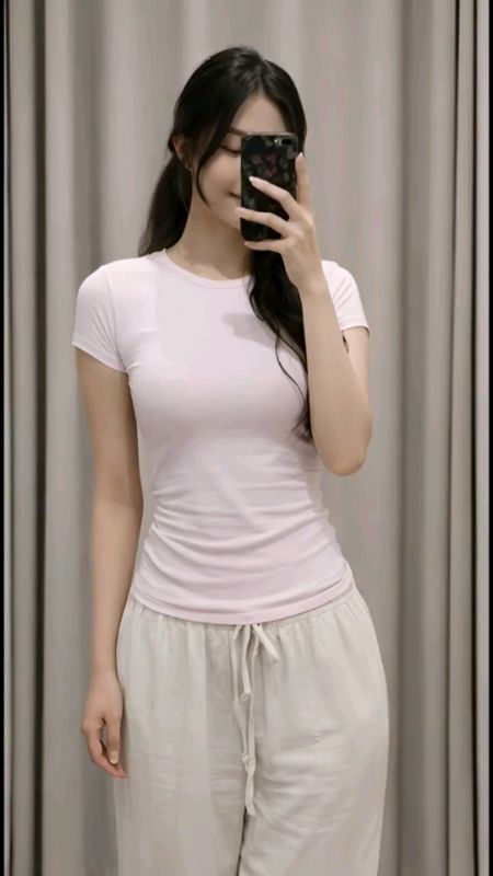 fitted T-shirt #kaos #kaoswanita #fittedtshirt #racunshopeee #RacunShopeeCheck #fypシ #fypdongggggggg #FashiondiShopee