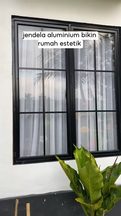 jendela + kusen dobel alumunium#jendelaaluminium #RacunShopee #fyp