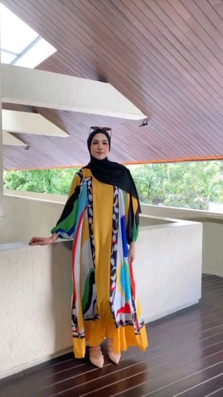 Fataya Collection TASSAMIA Abaya Exclusive Kain Silk Doff LD 120 cm #fatayacollection #Cashback40Persen #ShopeeFashionHaul