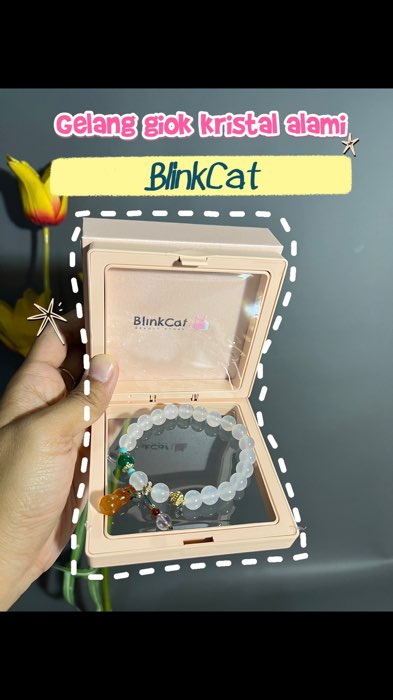 Gelang batu giok dan kristal alami yang worth bgt dari BlinkCat nih #withblinkcat #gelanggiok #gelanggiokkristal #gelangkristal #fyp #GratisOngkirRP0