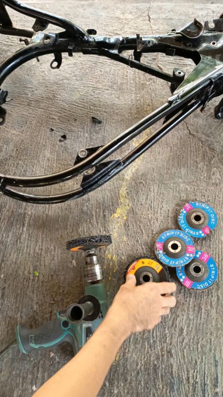 disc paint remover #stripdisc #paintremover #pembersihkarat #pembersihcat #removerkarat #gerindaamplas #perontokcat #perontokkarat #pengupascat