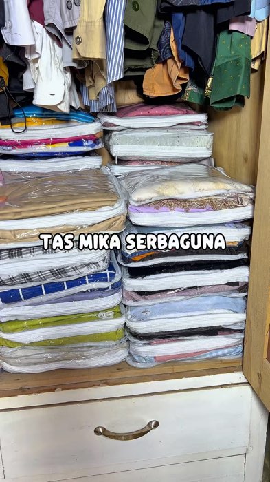 Tas mika serbaguna #tassprei #tasspreiresleting #tasmikatransparan #tasmikaserbaguna #tempatsprei #mikasprei #RacunShopee #SpillRacunShopee #ShopeeCOD