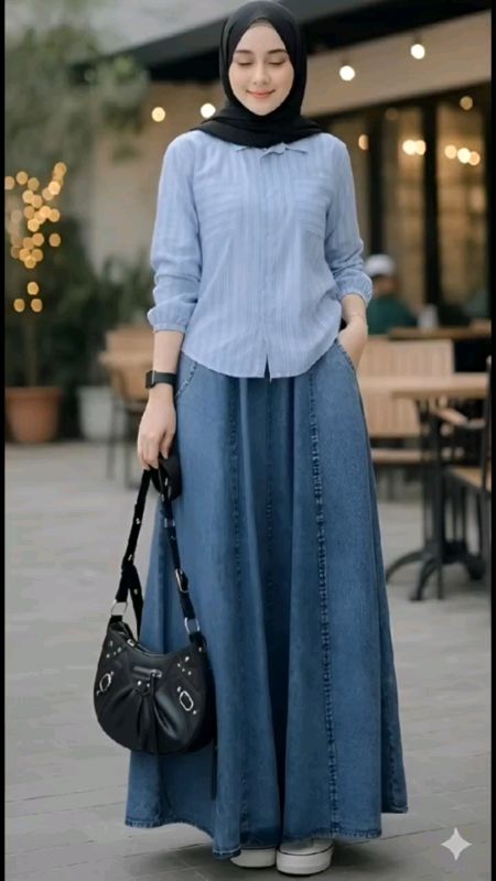 setelan rok #oneset #ootd #outfit