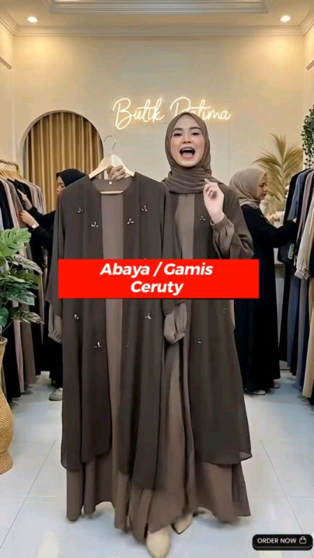 Jangan nyesel klw gak kebagian beb. bener2 lagi promo 😘#gamisabaya #abayastyle #gamissyari #abayafashion #abayagirls #RacunShopee #sabrinadress