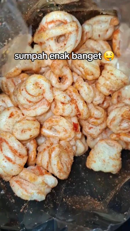 Kerupuk tornado keong #kerupuk #kerupukkeong #TermurahDiShopee #RacunShopee #fyp