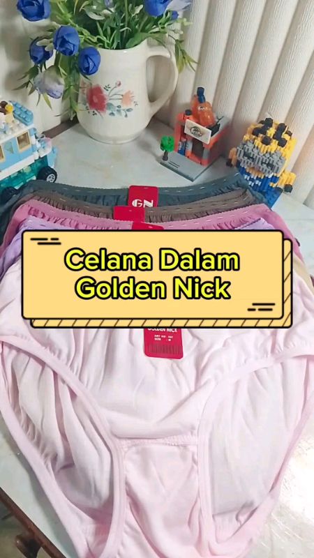 Celana Dalam Golden Nick #celanadalamwanita #ViralDiShopeeVideo #SpillRacunShopee #fitcheck