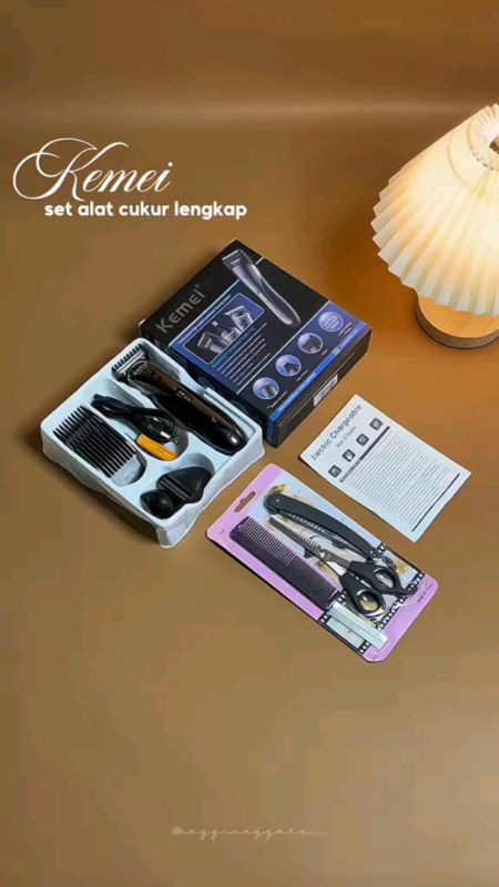 kemei alat cukur rambut elektrik 3 in 1 #kemei #guntingrambut #guntingrambutelektrik #fypシ #RacunShopeeCheck