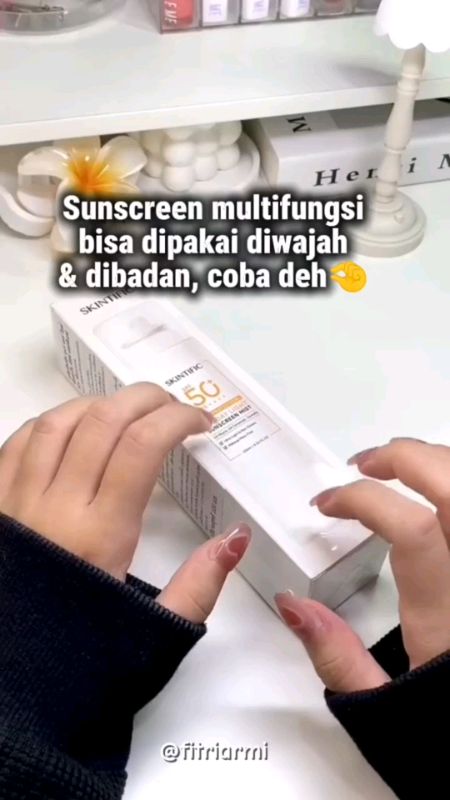 sunscreen all day skintific #PromoNonStop #SpillRacunShopee #skintificspraysuncreen #suncreensprayskintific #spf50sunscreen #skintific