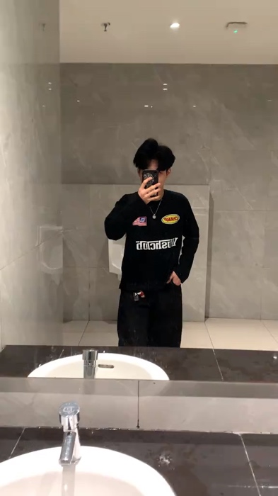 ￼Wush Club Baju Kaos Boxy Longsleeve Pria Wanita Oversize Lengan Panjang NEXO HITAM #spallspillracunshopee #PromoNonStop #OOTDFashionShope